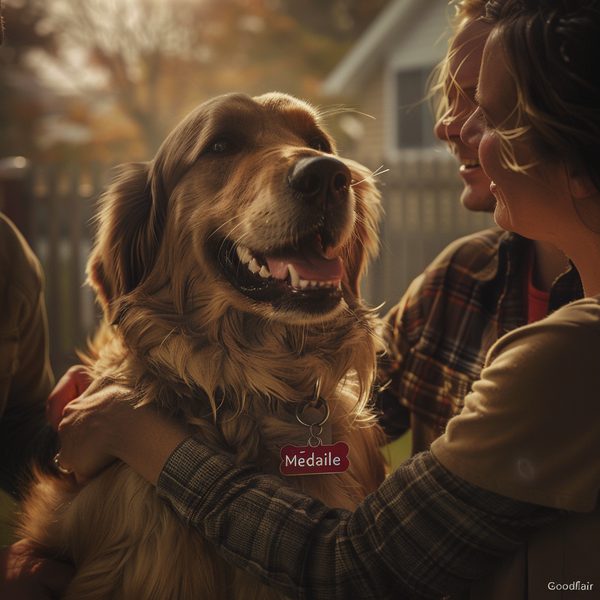 Médaille goodflair: retrouvez vite votre animal perdu